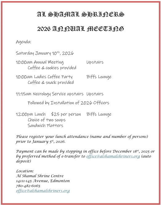 2026-01-10 Annual Meeting